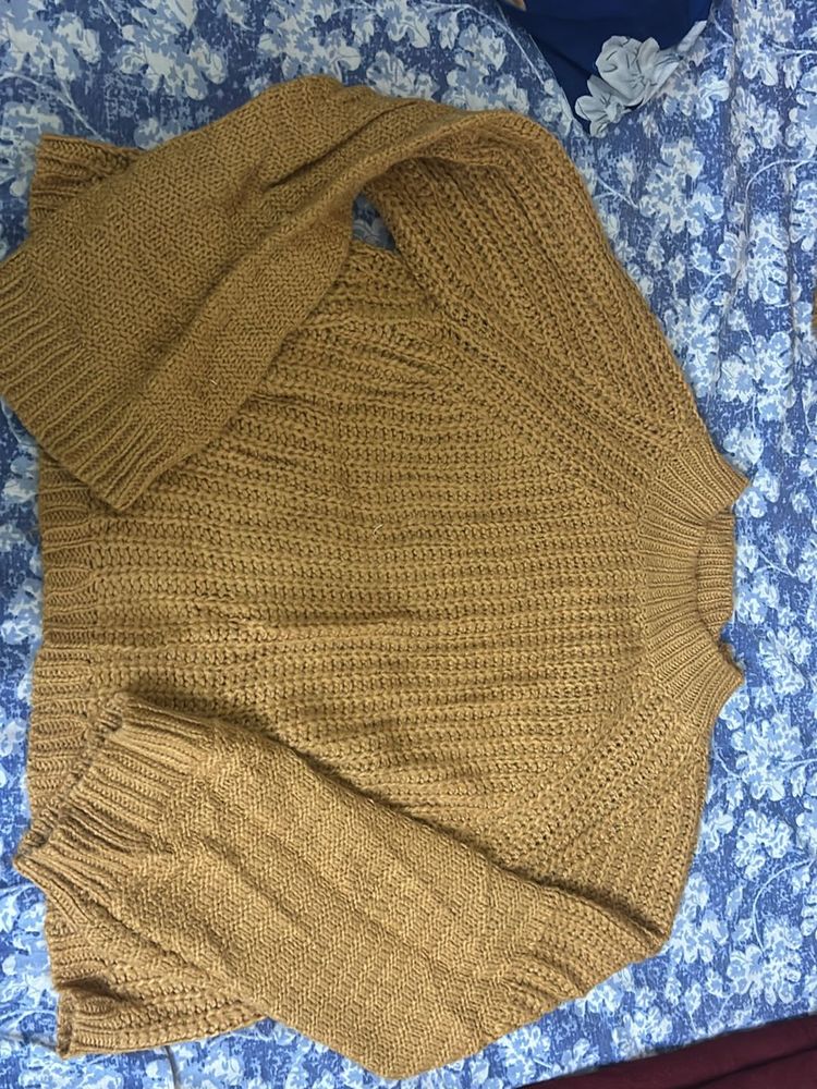 Yellow Sweater Mustard