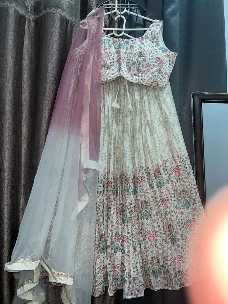 Floral Lehenga Choli with Dupatta