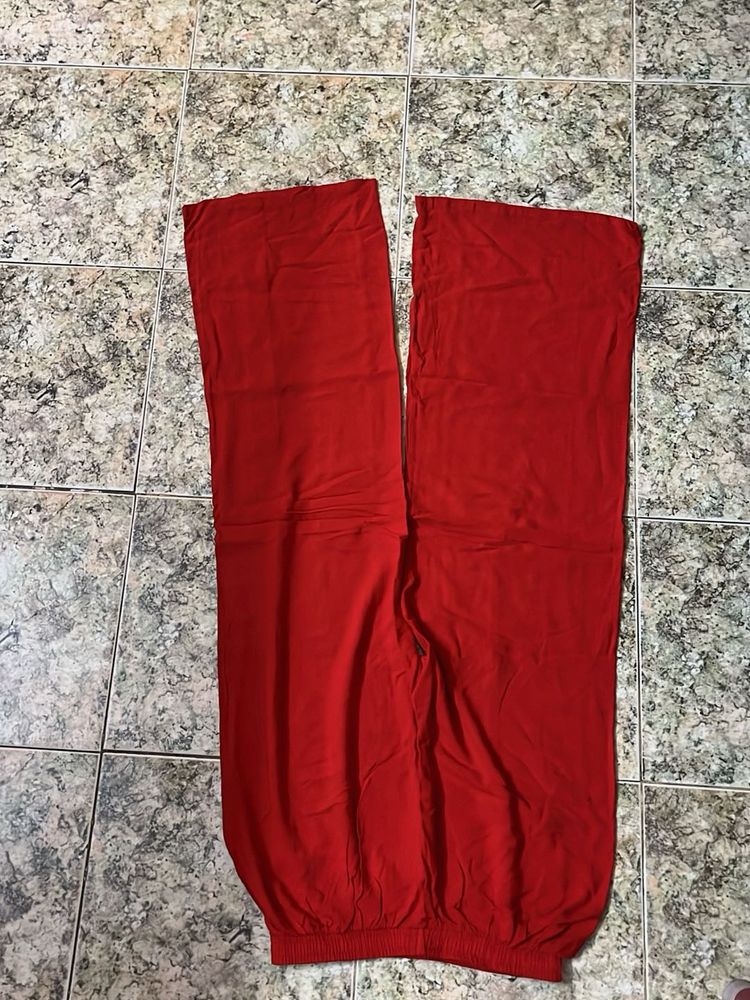 Red Palazzos