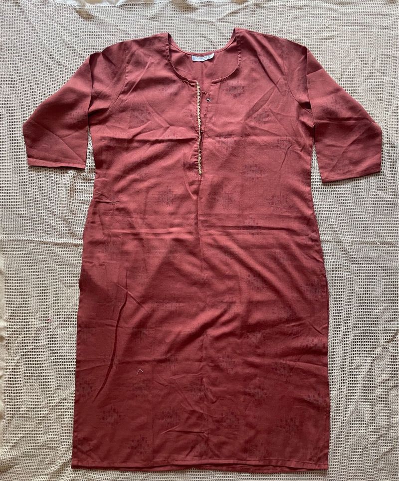 Rust Colour Kurta