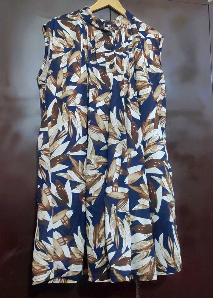 Multi Floral Print Top For Girl Or Woman 46 Bust