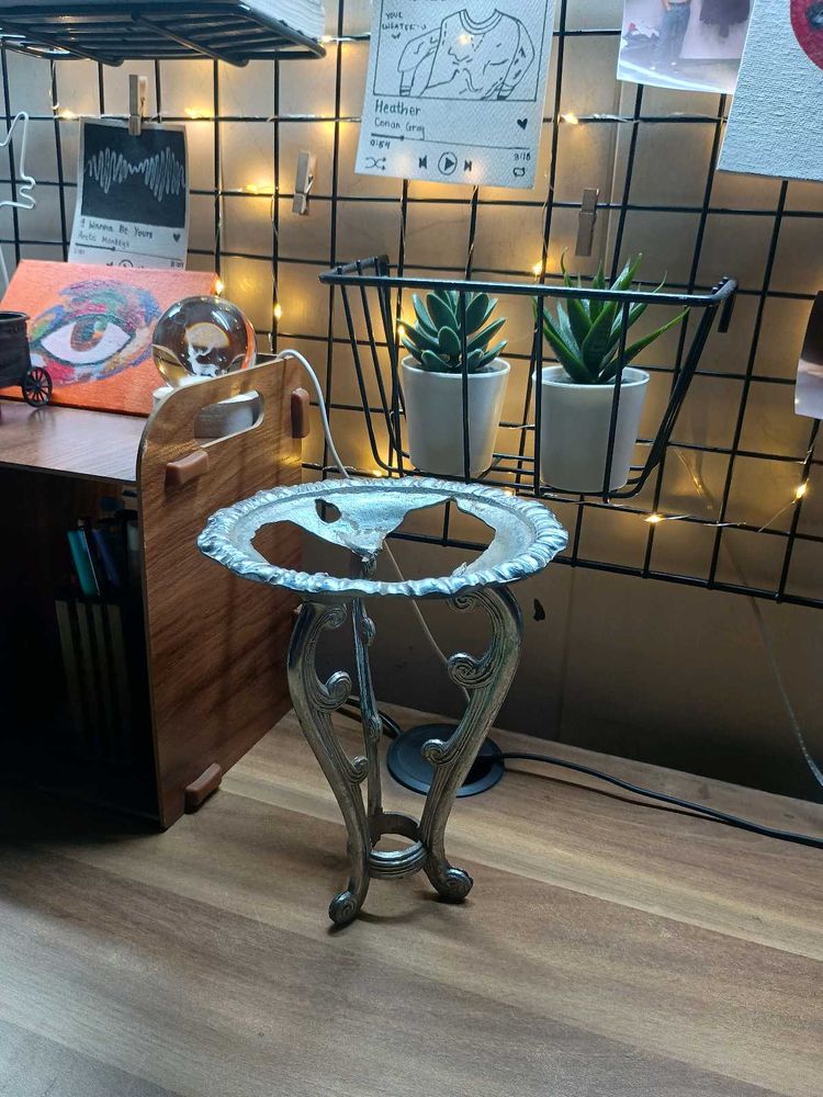 Vintage Metal Bowl Holder Stand