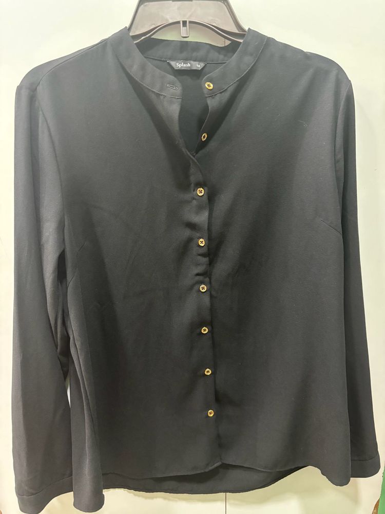 Splash Black Shirt . Fresh Piece