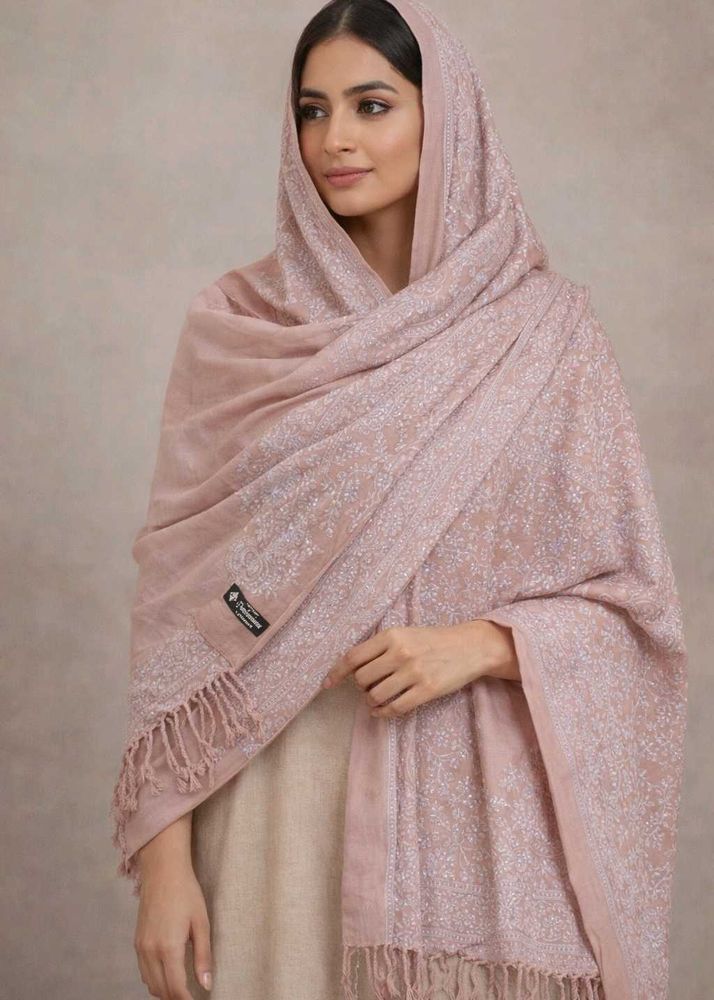 Elegant Embroidered Shawl