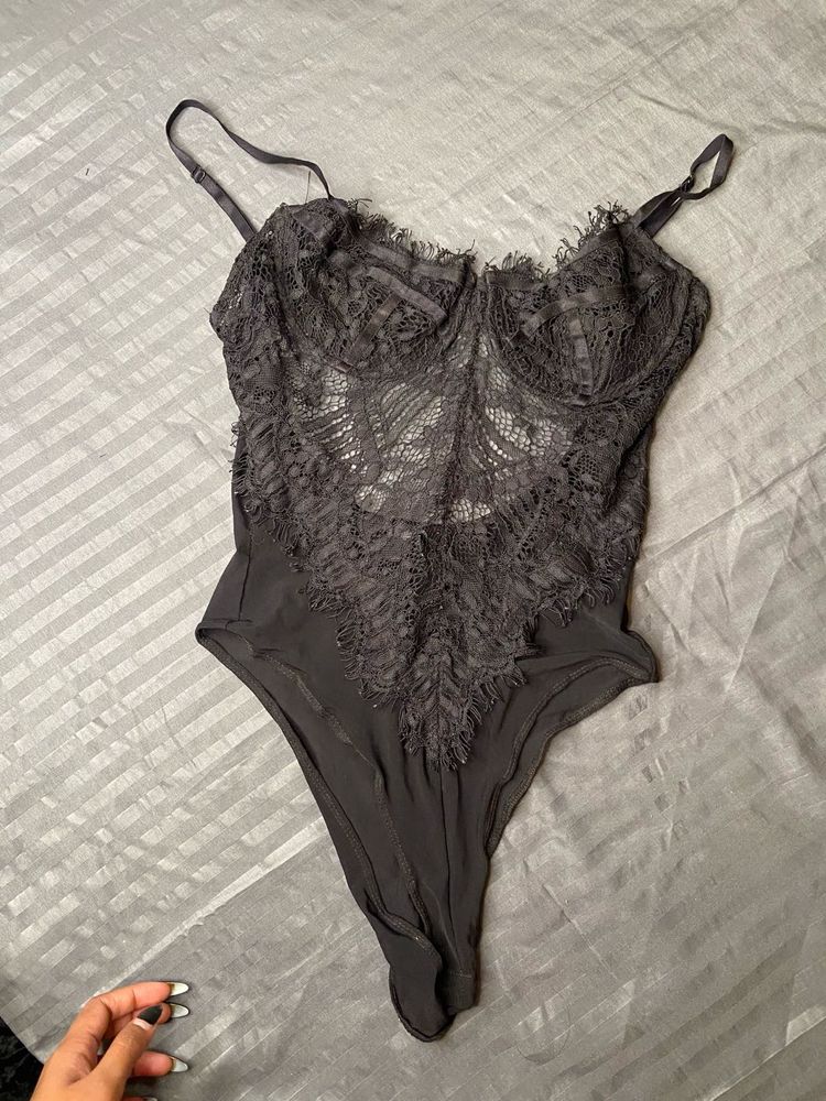 lace corset bodysuit