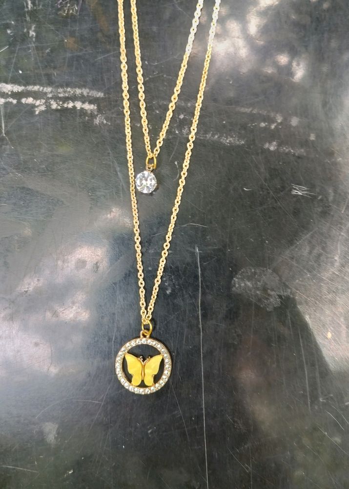 Butterfly Double Layer Chain 🦋