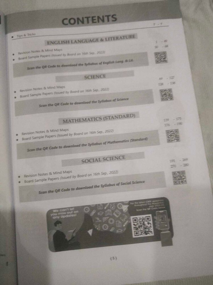 Class 10 CBSEl Last Minute Preparation Book