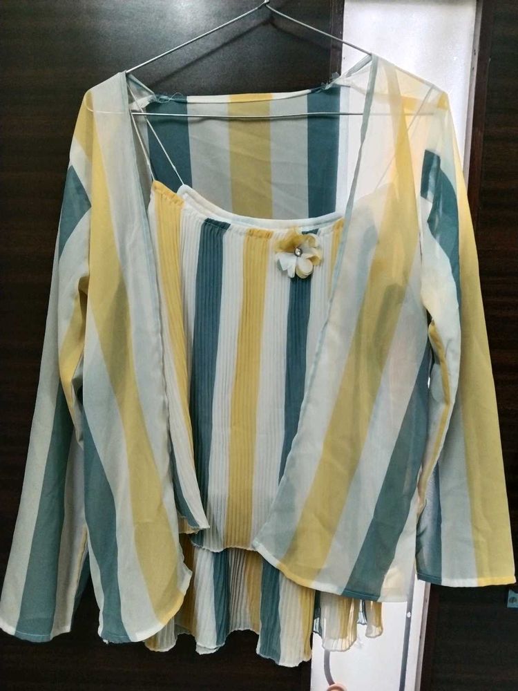 Striped Long Sleeve Top