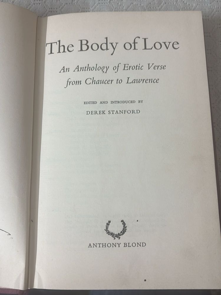 The Body of Love Anthology