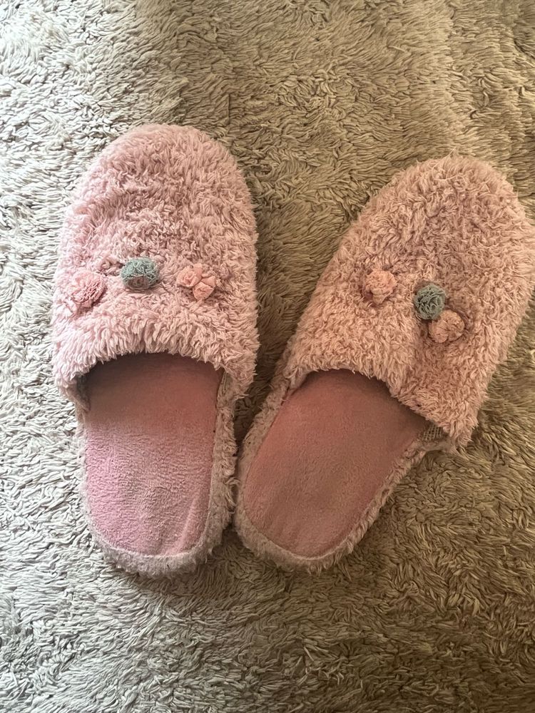 Pink Fur Slippers💕