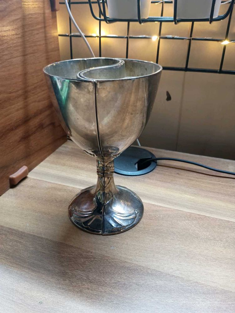 Vintage Wedding Wine Goblet