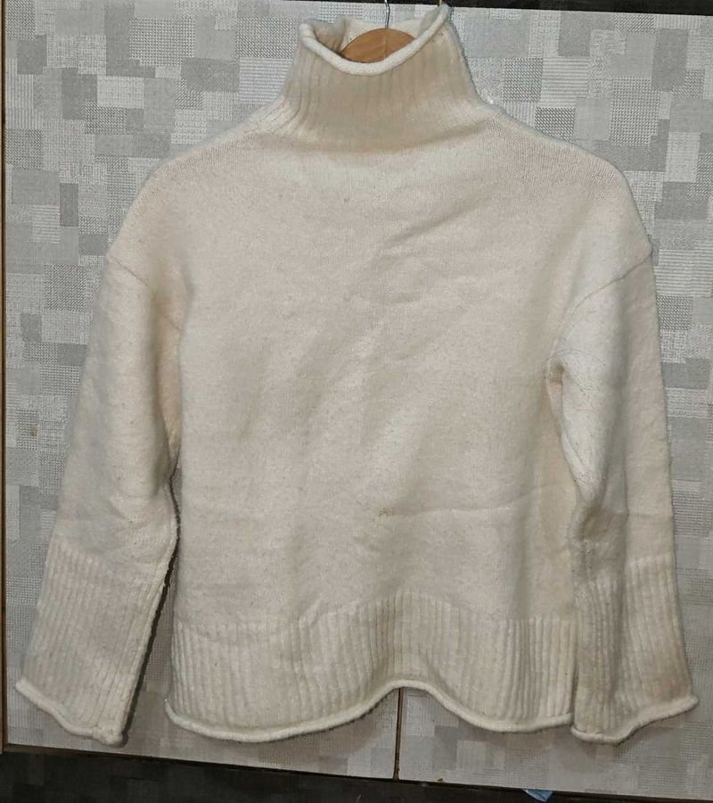 Cozy Cream Turtleneck Sweater
