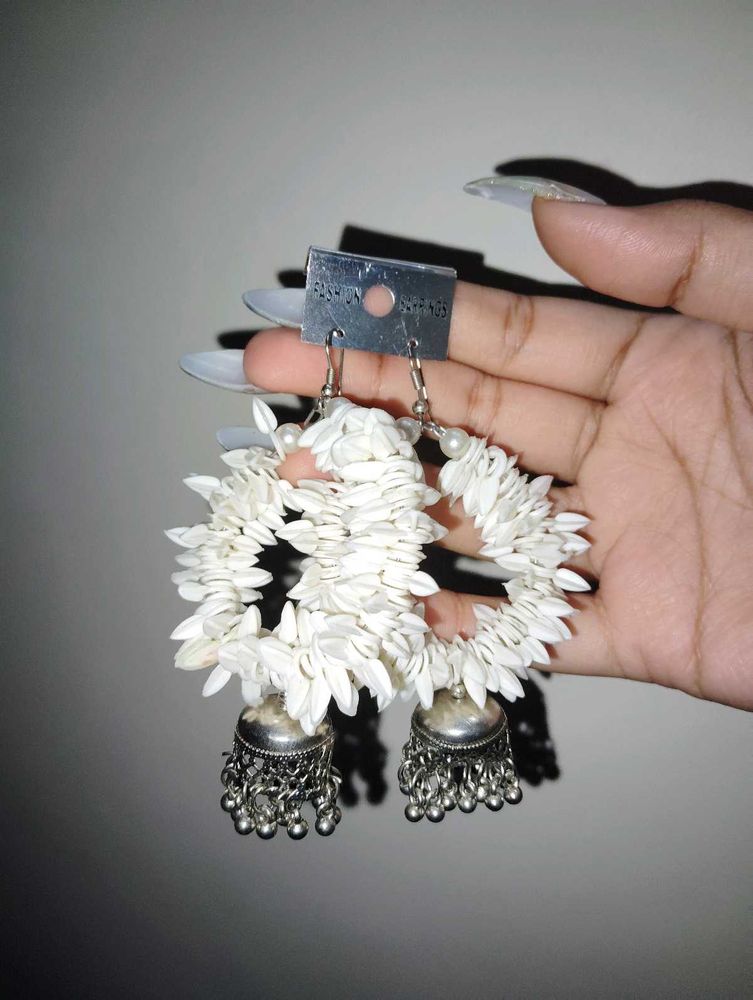 Floral Jhumka Earrings