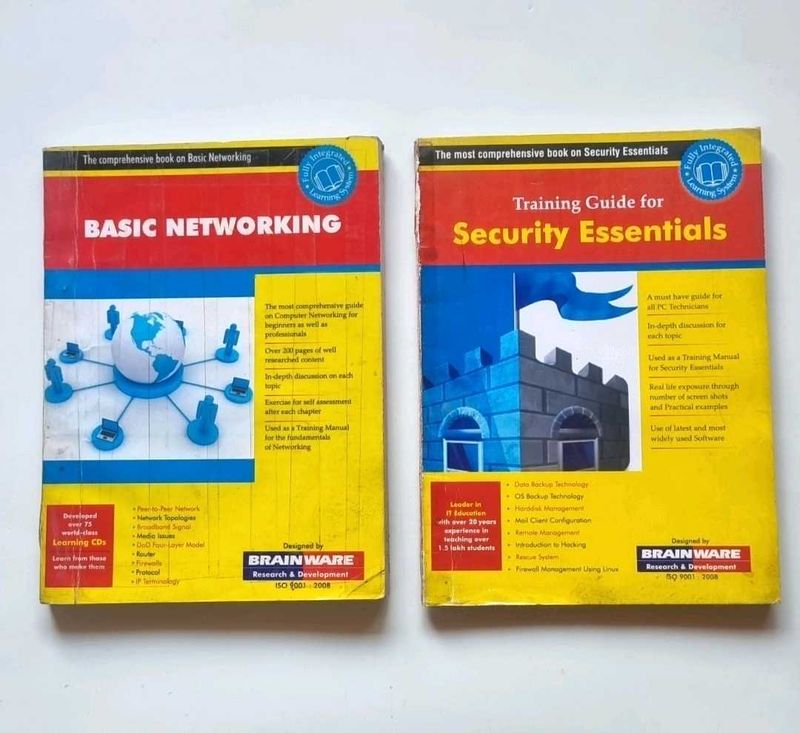 2 Books - Networking, Security Essentials
