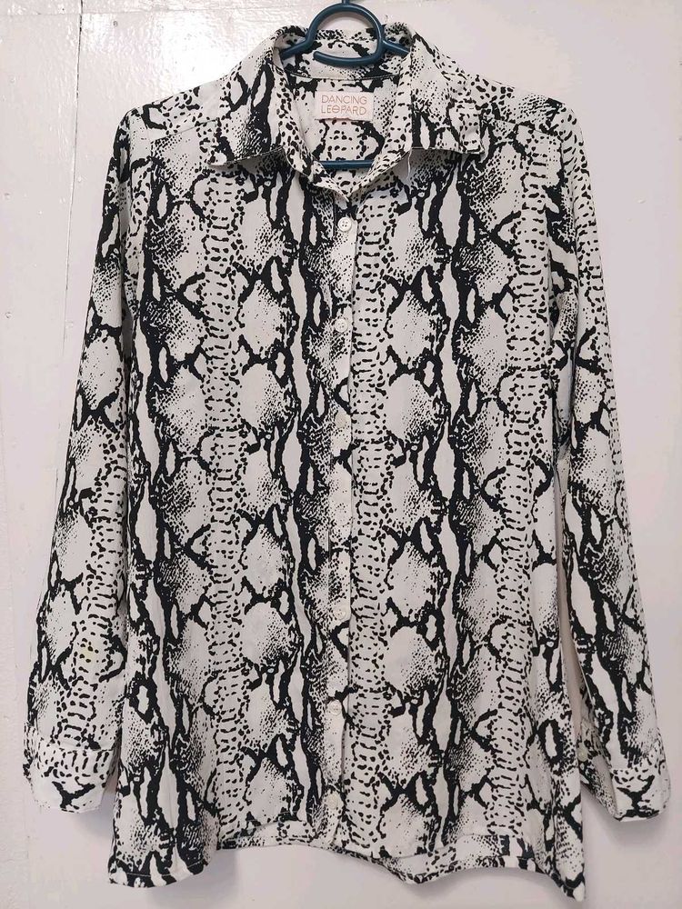 Leopard  Print Shirt
