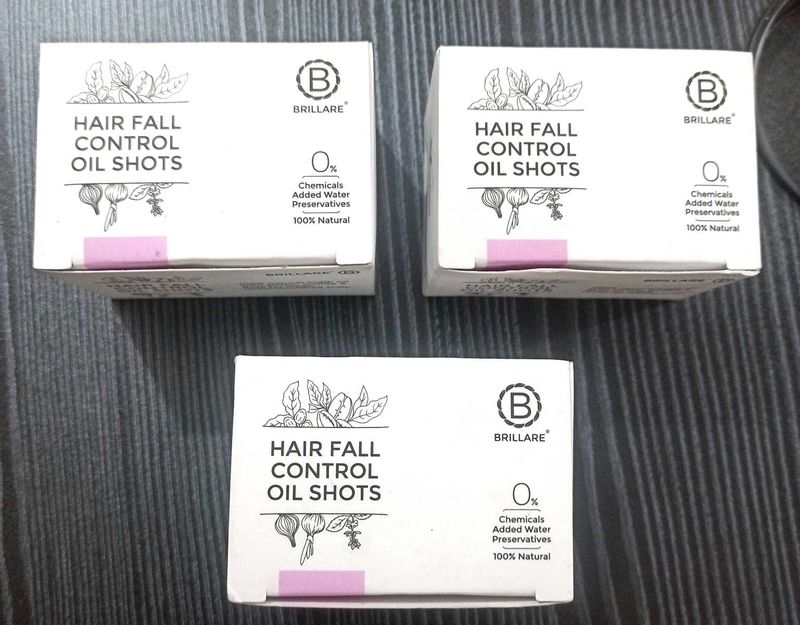 Brillare Hairfall Control Oil Shots - Set Of 3
