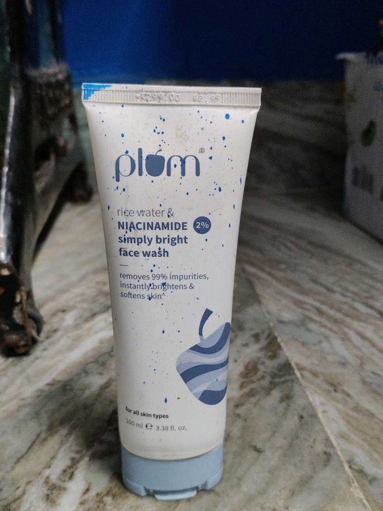 Plum Rice Water Face Wash