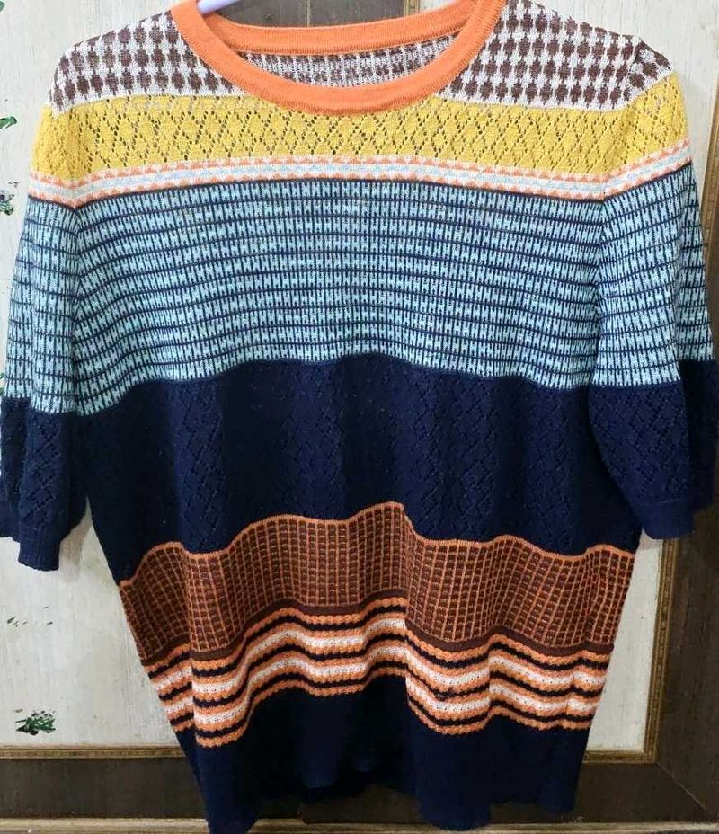 Striped Knit Top