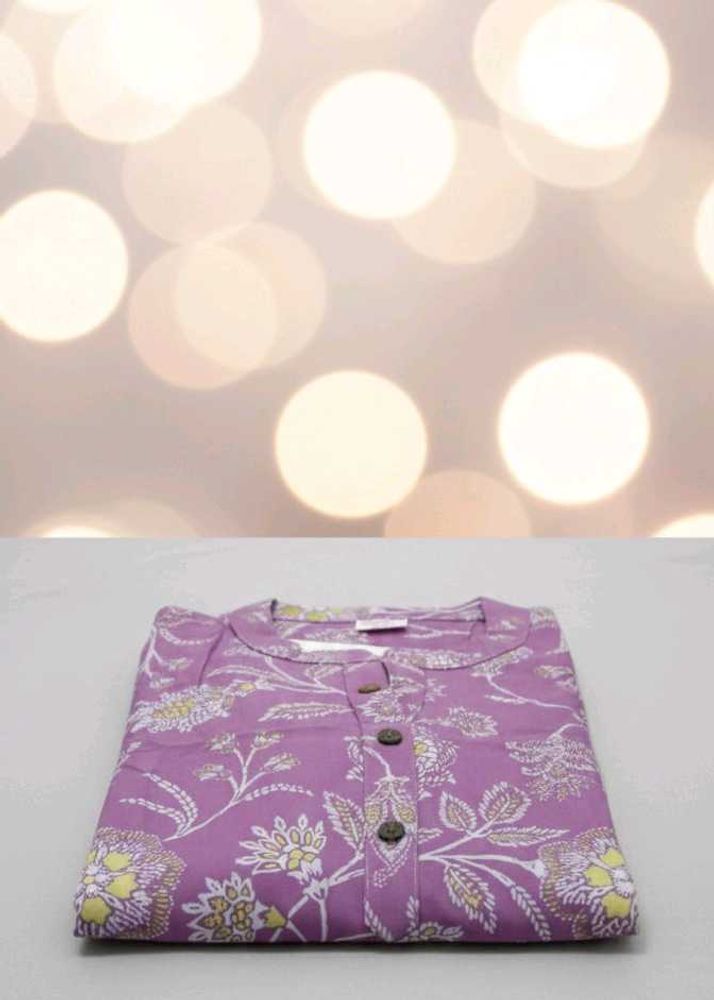 Floral Print Kurta