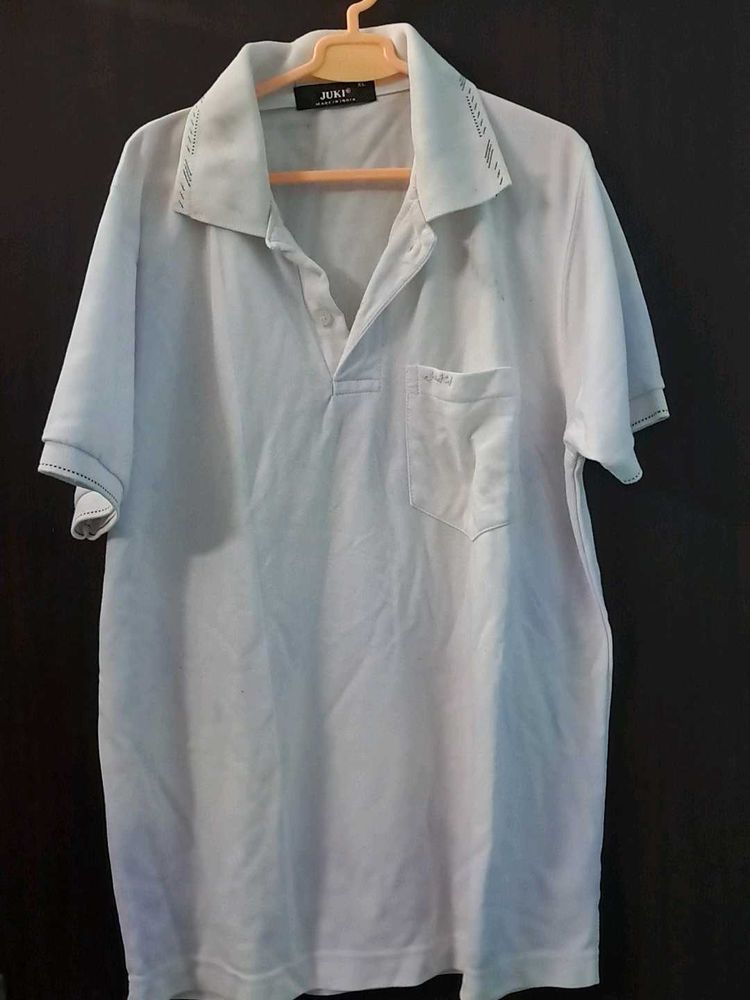 White polo t-shirt