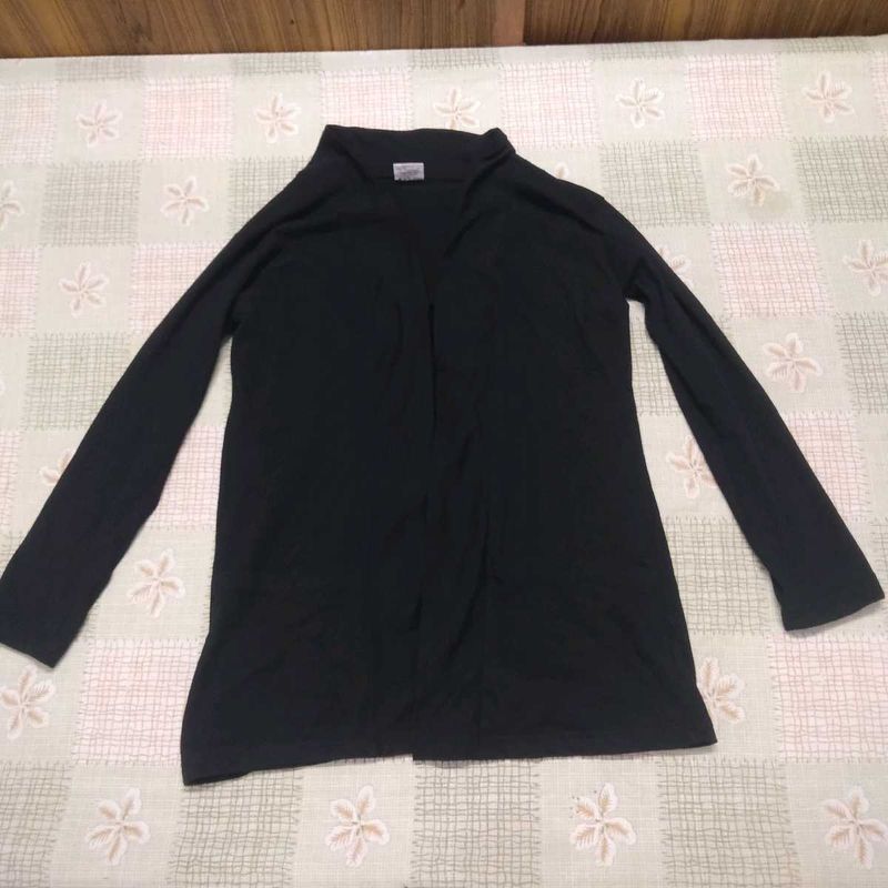Black Long Sleeve Cardigan