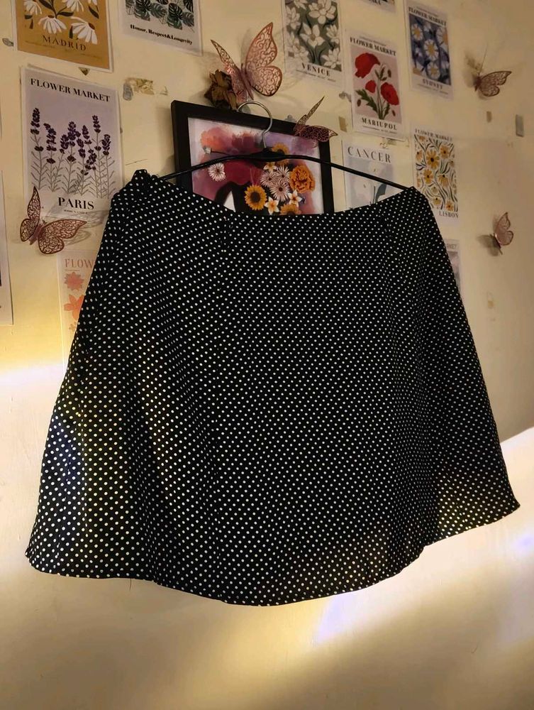 Polka Dot Mini Skirt