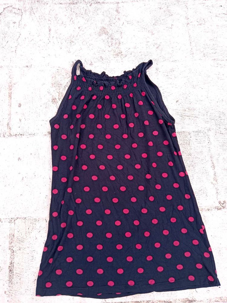 Polka Dot Girls Tank Top