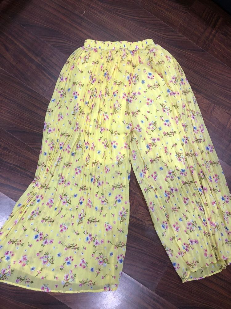 Floral Print Palazzo Pants