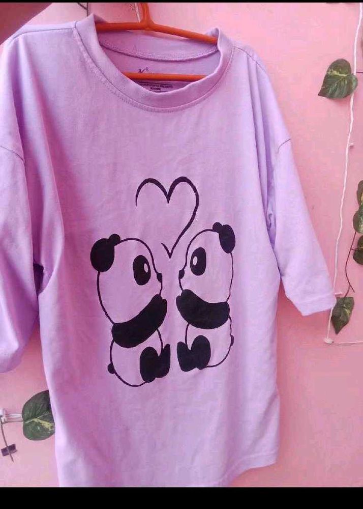 Cute Panda Graphic Tee