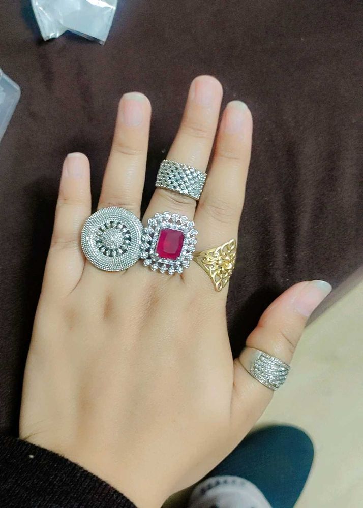 Rings - Statement Jewelry silver Ring