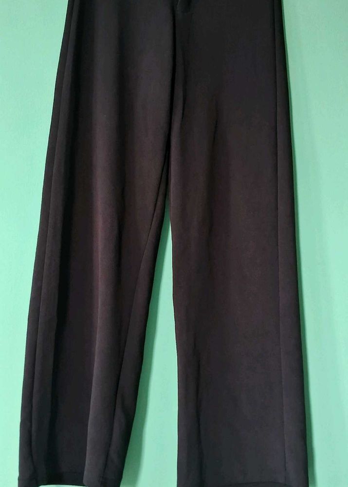 Black Wide Leg Trousers