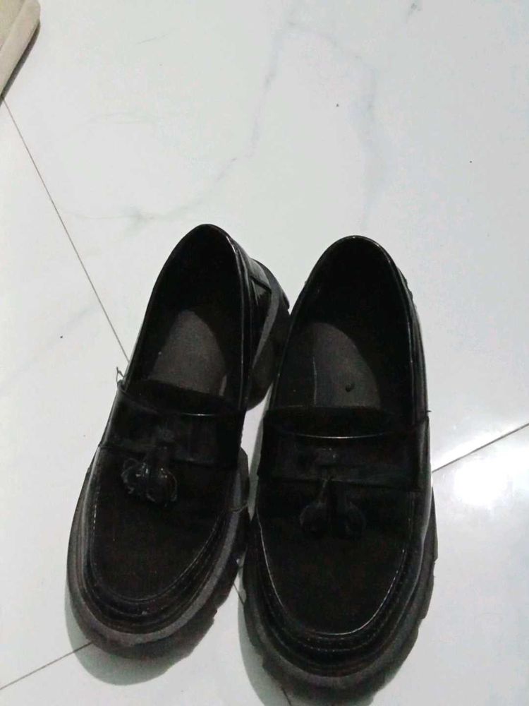 Classic Black Loafers