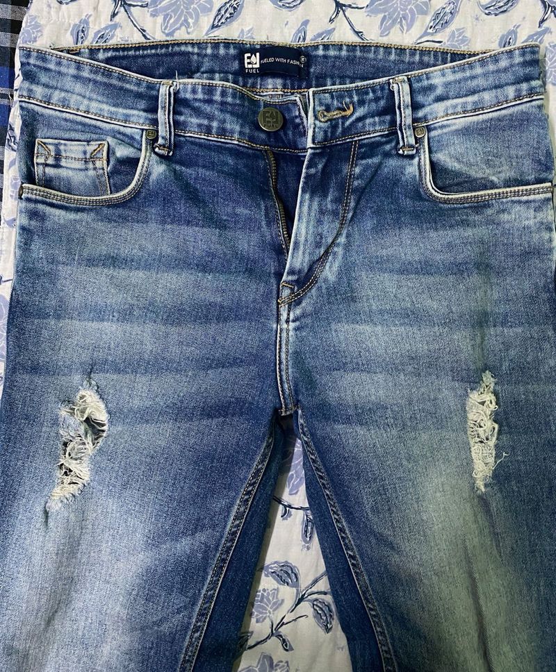 Distressed Jeans