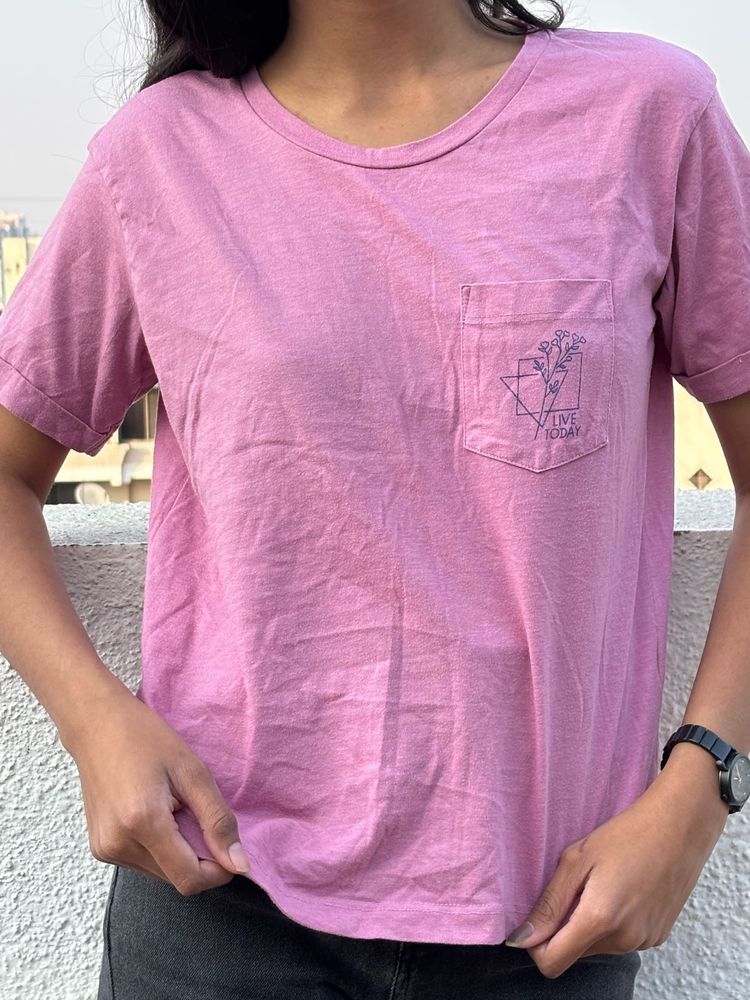 Cute Pink Graphic Tee