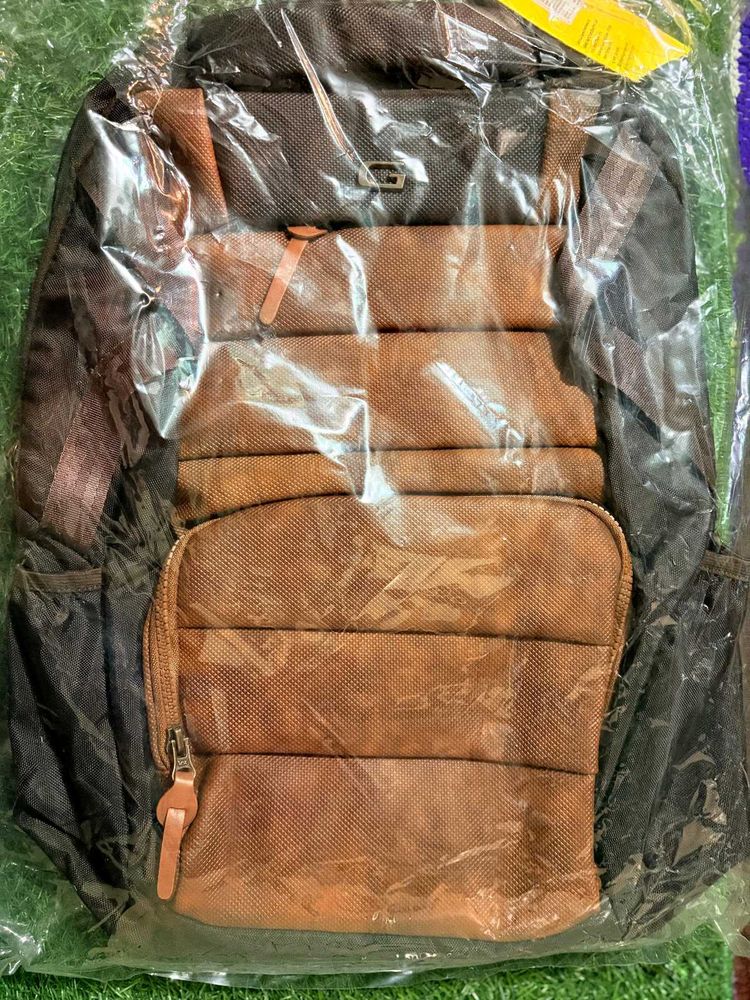 Stylish Backpack - Brown &amp; Black