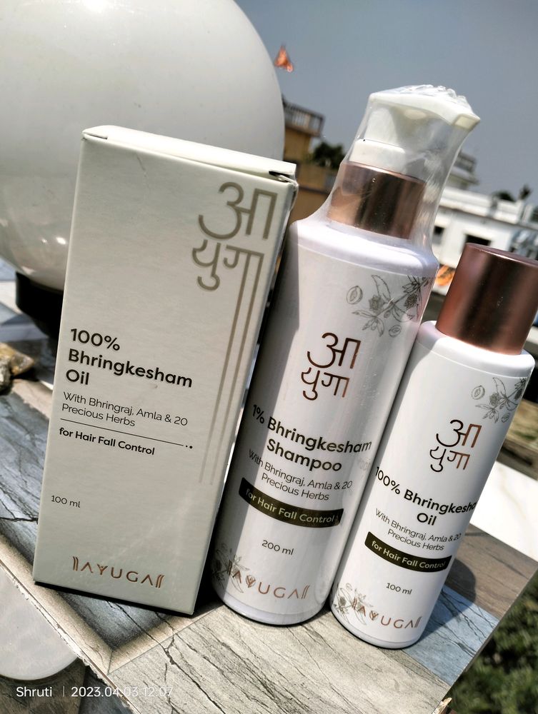 Ayuga Bhringkesham Shampoo+Hair Oil