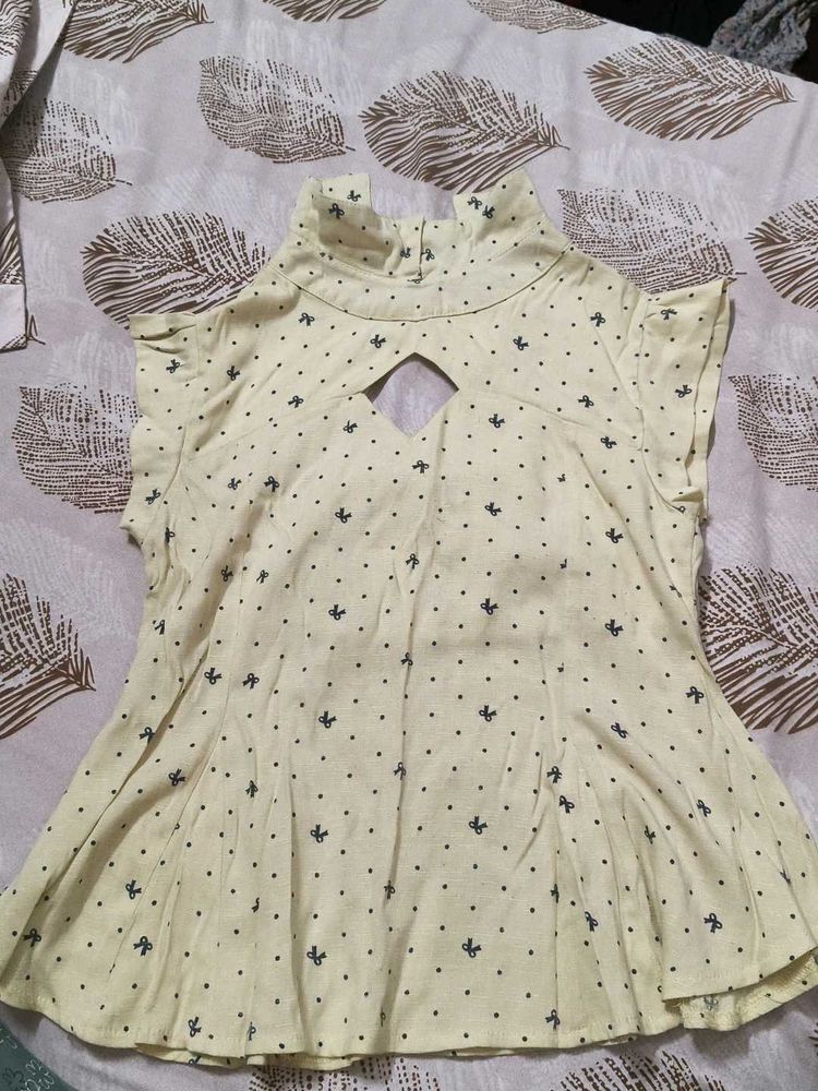 Cute Polka Dot Top