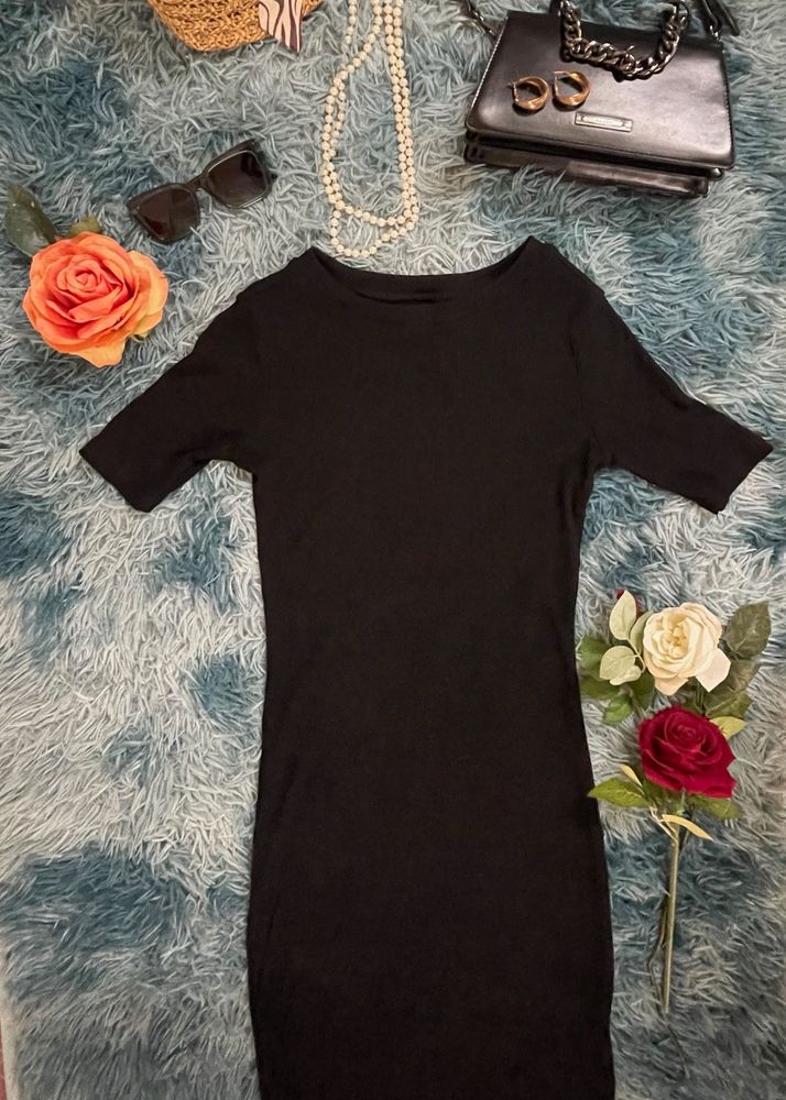 Bodycon Ribbed Mini Dress