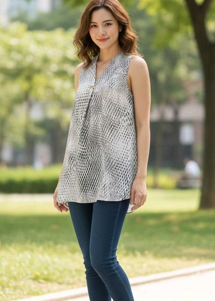 🖤✅Sleeveless Printed Top✅🖤