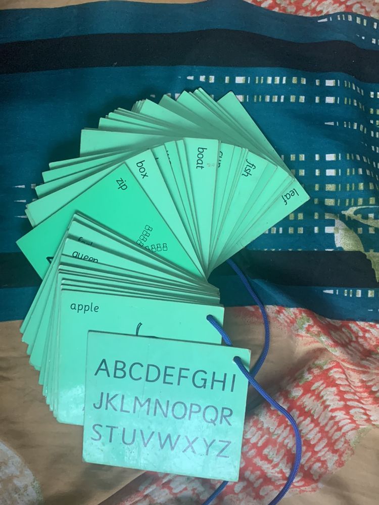 Letters And Sound Cards For Easy Learning Of Kids!