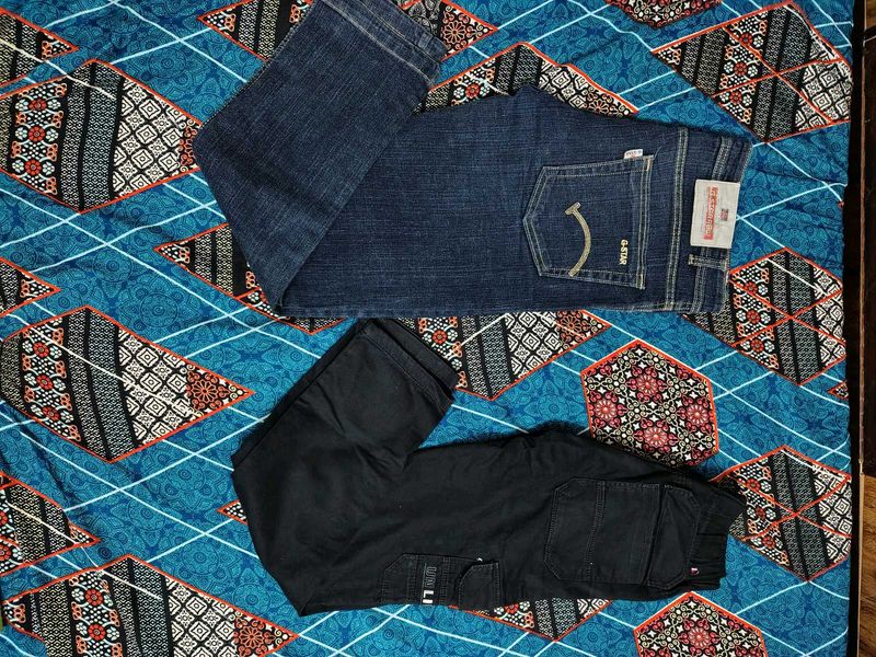 Jeans &amp; Cargo Pants Set