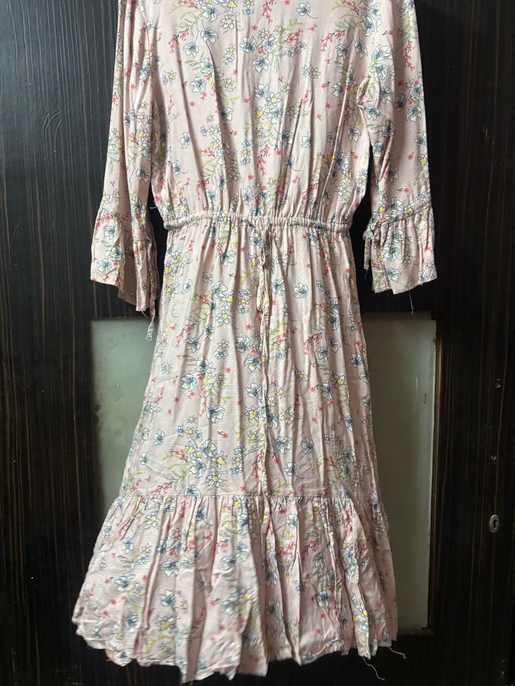 Floral Print Midi Dress