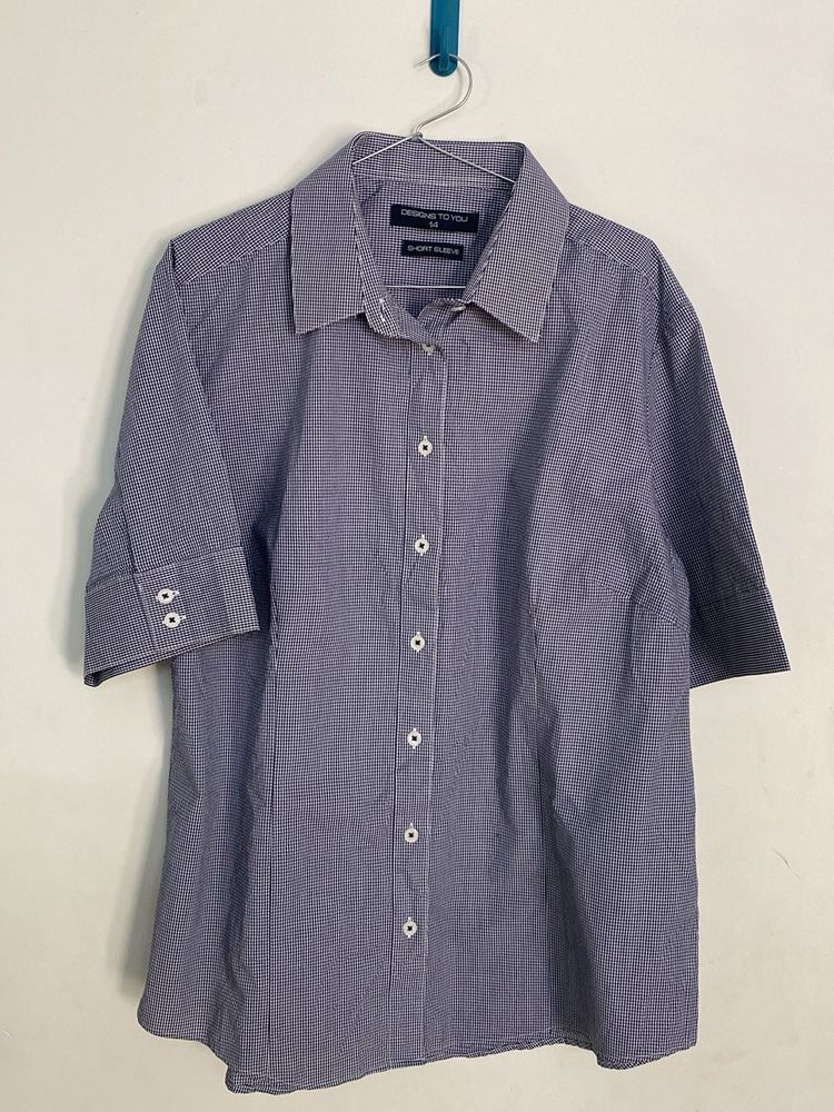 Striped Button-Down Shirt