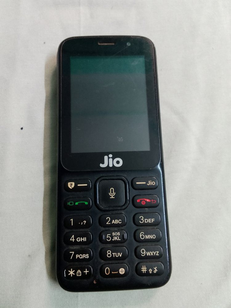 Used Jio Keypad Mobile Phone. No Battery. Phone Working Condition. Only Phone Back Cover Scratch Line.