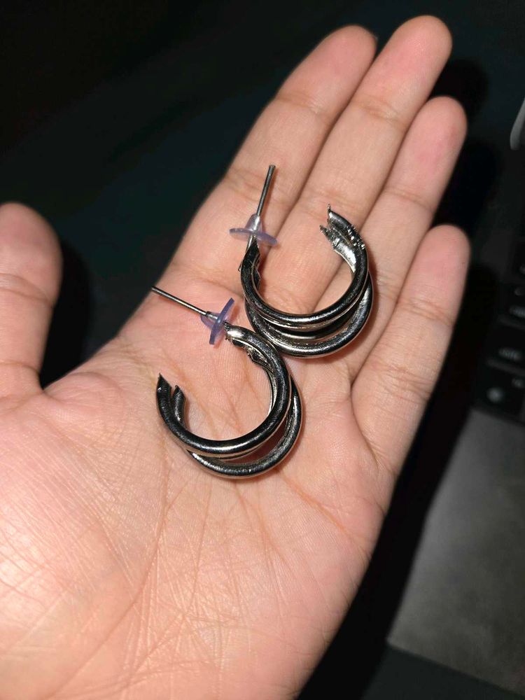 Korean Silver Earring