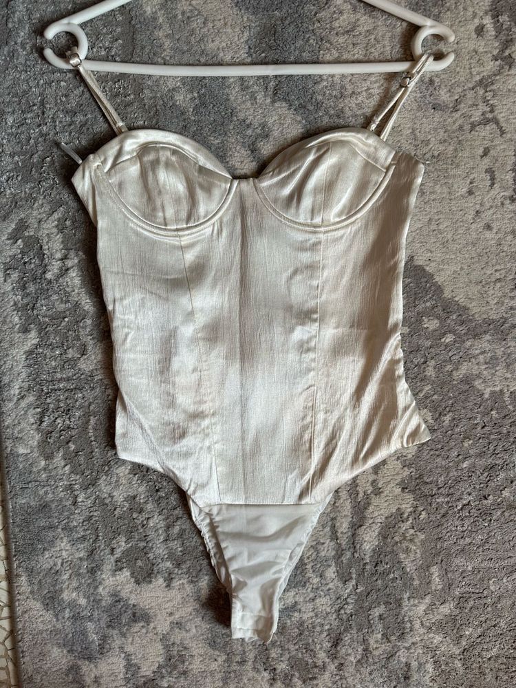 Zara Satin Bodysuit