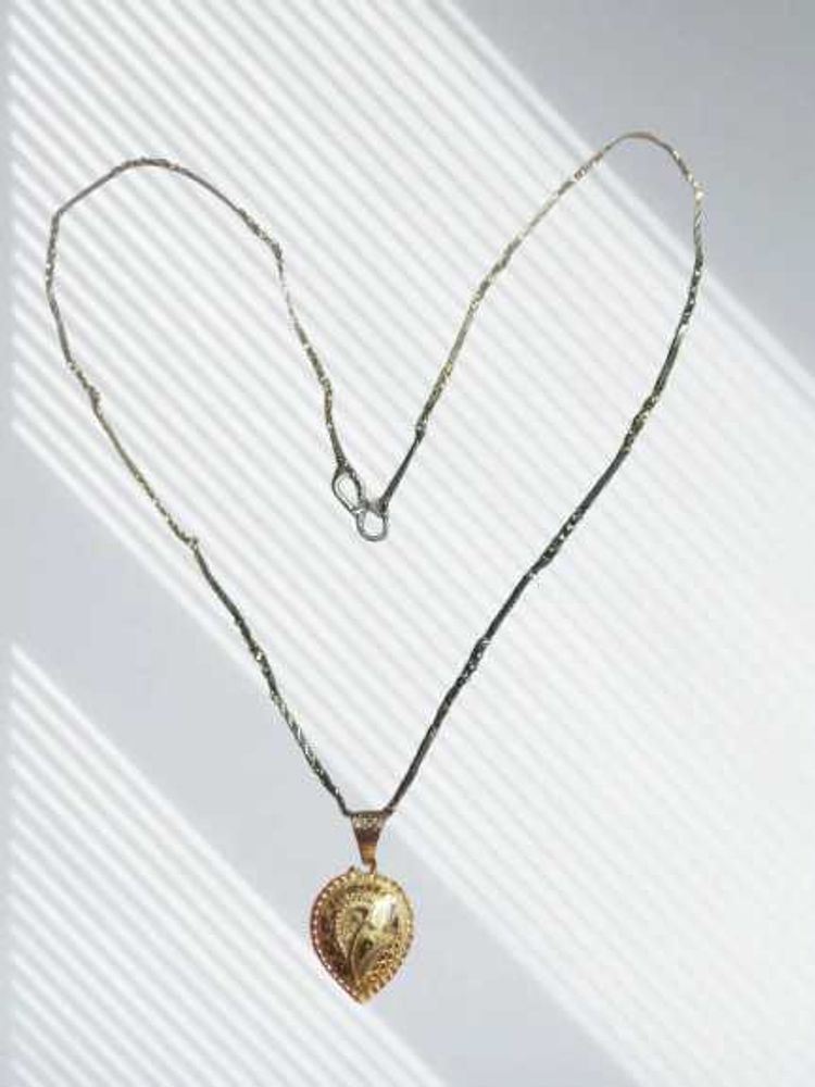 Golden Heart Necklace