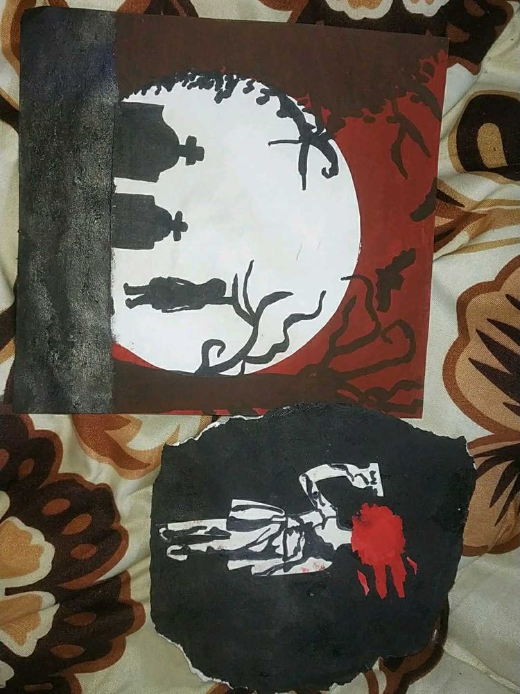 ❤️Handmade Gothic Art - Original Painting 6