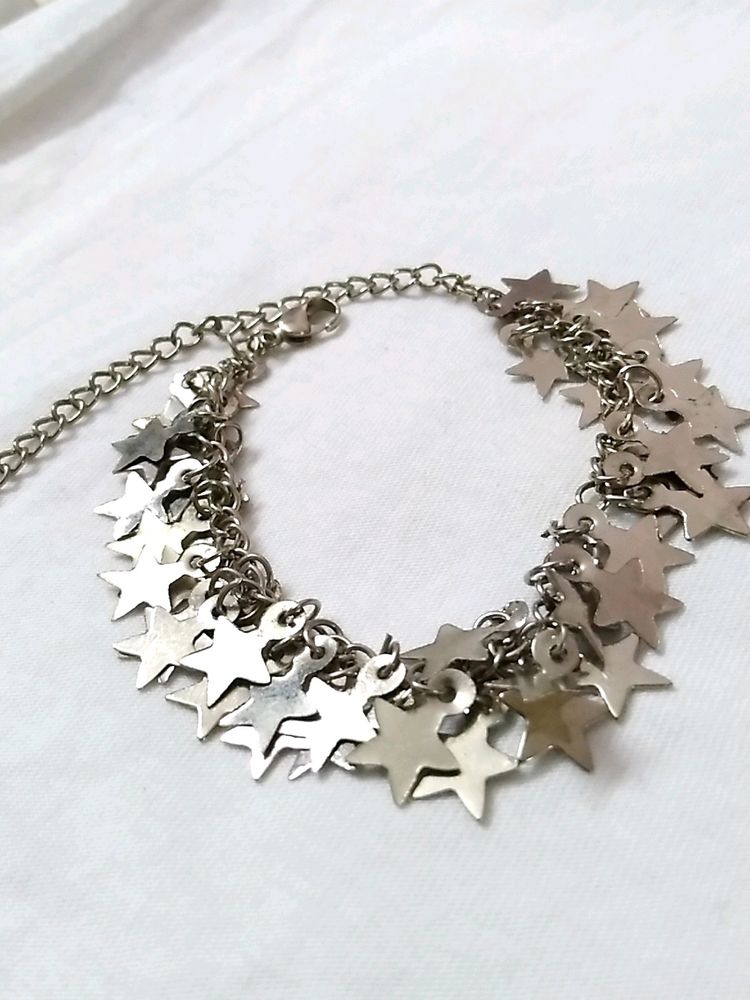 Silver Star Bracelet