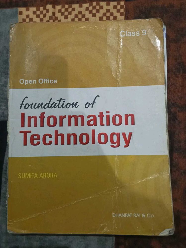 Sumita Arora Class 9 Information Technology Book